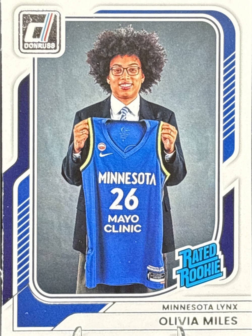 Panini Olivia Miles Minnesota Lynx Rated Rookie Basketball Card